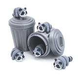 Trash Can Container Mini Fidget Bundle