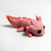 3D printed axolotl mini fidget creature