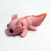 3D printed axolotl mini fidget creature