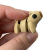 3D printed capybara mini fidget creature without orange on his head being held