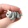 3D printed cat mini fidget creature being held