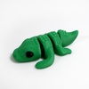 3D printed crocodile/alligator mini fidget creature