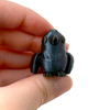 3D printed crow/raven mini fidget creature being held