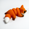 3D printed fox mini fidget creature