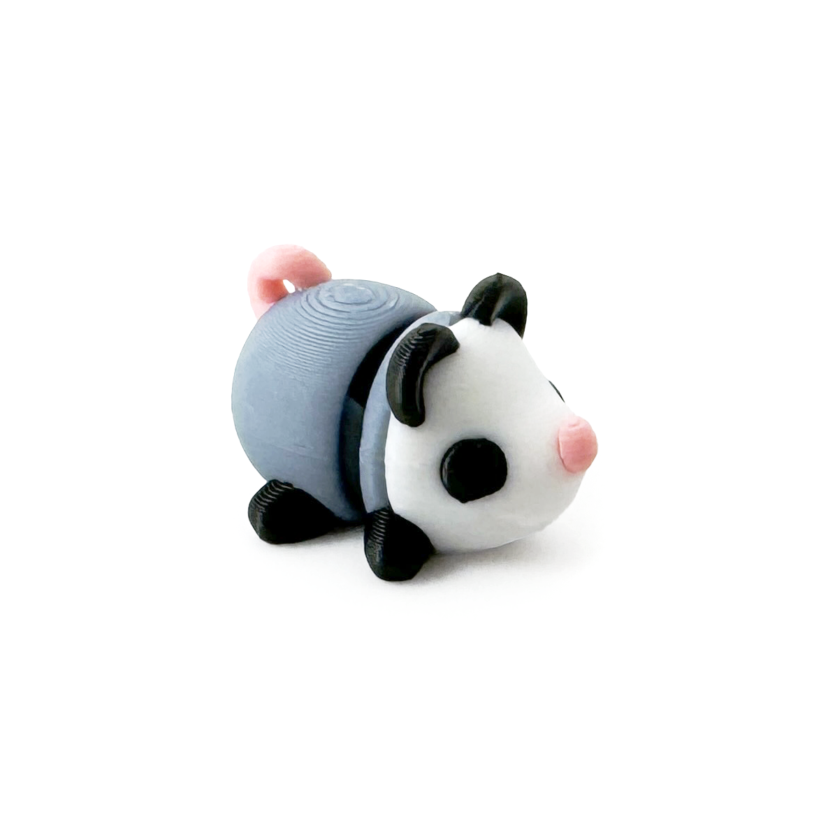 3D printed mini opossum fidget creature