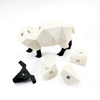 3D printed sheep magnet puzzle partially disassembled showing magnet connections