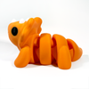 3D printed triceratops dinosaur large fidget creature