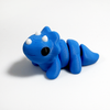 3D printed triceratops dinosaur mini fidget creature