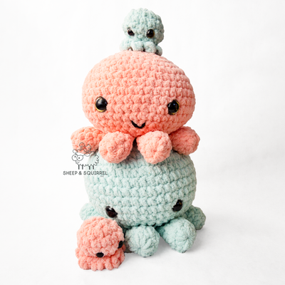 Octopus Amigurumi Crochet Stuffed Animal