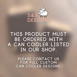 Reverse Side Add On Can Cooler Personalization