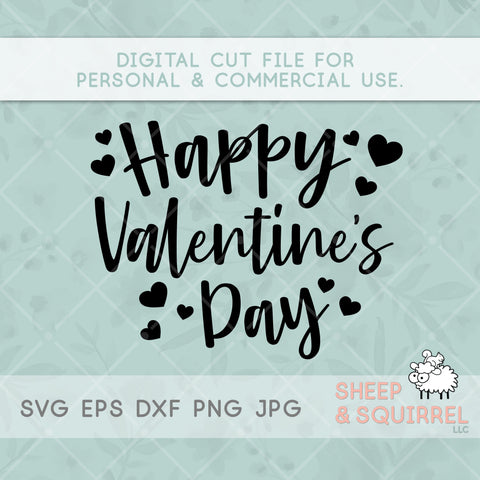 Happy Valentine's Day, cut files