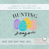 Hunting Season Easter Design, cut file