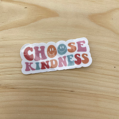 Retro Choose Kindness Sticker