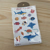 Colorful Sea Creatures Sticker Sheet