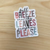 Fall Breeze Crunch Leaves Sticker