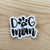 Dog Mom Heart Paw Print Sticker